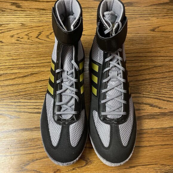 Adidas Combat Speed 5 Grey Gold Wrestling Shoes Men’s Size 8 NEW main image 5
